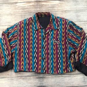 Quetzal sz 7 multi color lady’s blazer (Vintage)